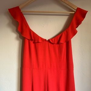 Lipstick Red Sezane Jumpsuit